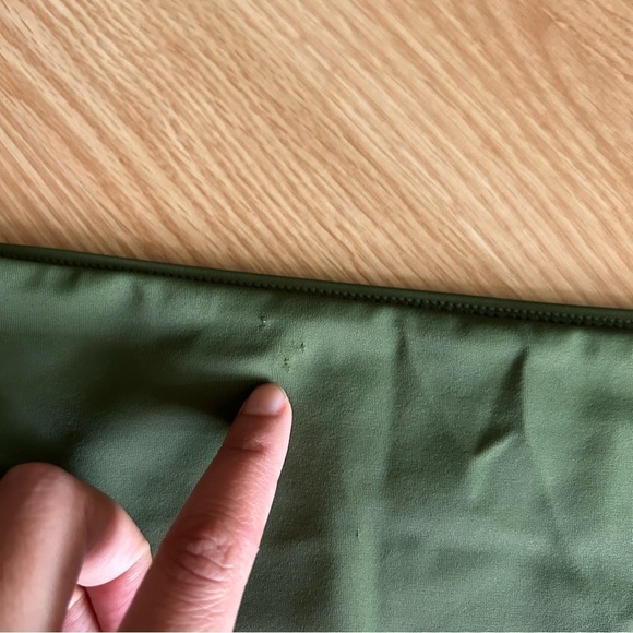 NWT Shade & Shore High Waist Cheeky Green Bikini Bottom Medium - Picture 3 of 7